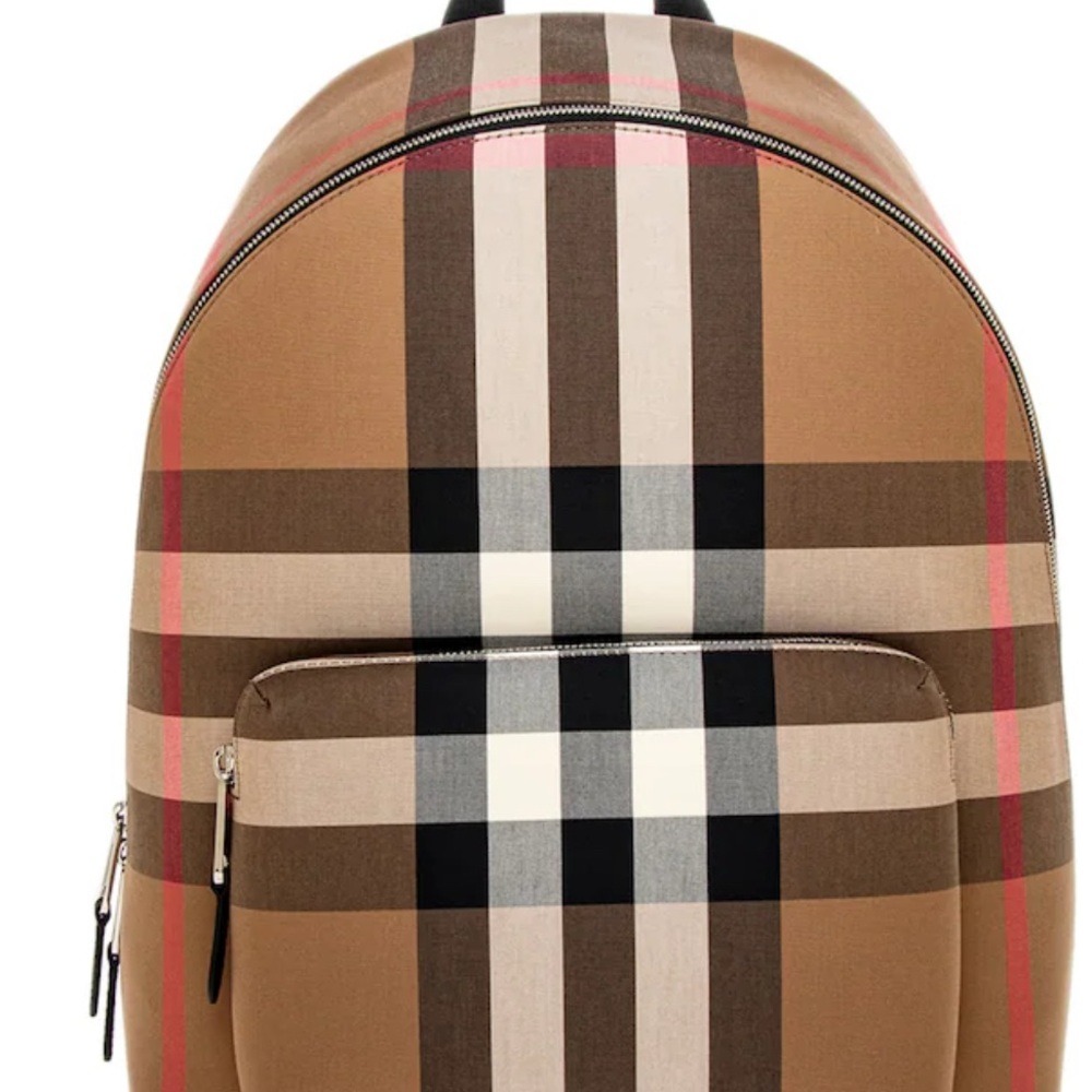 Authentic Burberry Check Backpack - Picture 2 of 3